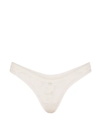 Lace Ultra-Mini Scoop Thong Panty
