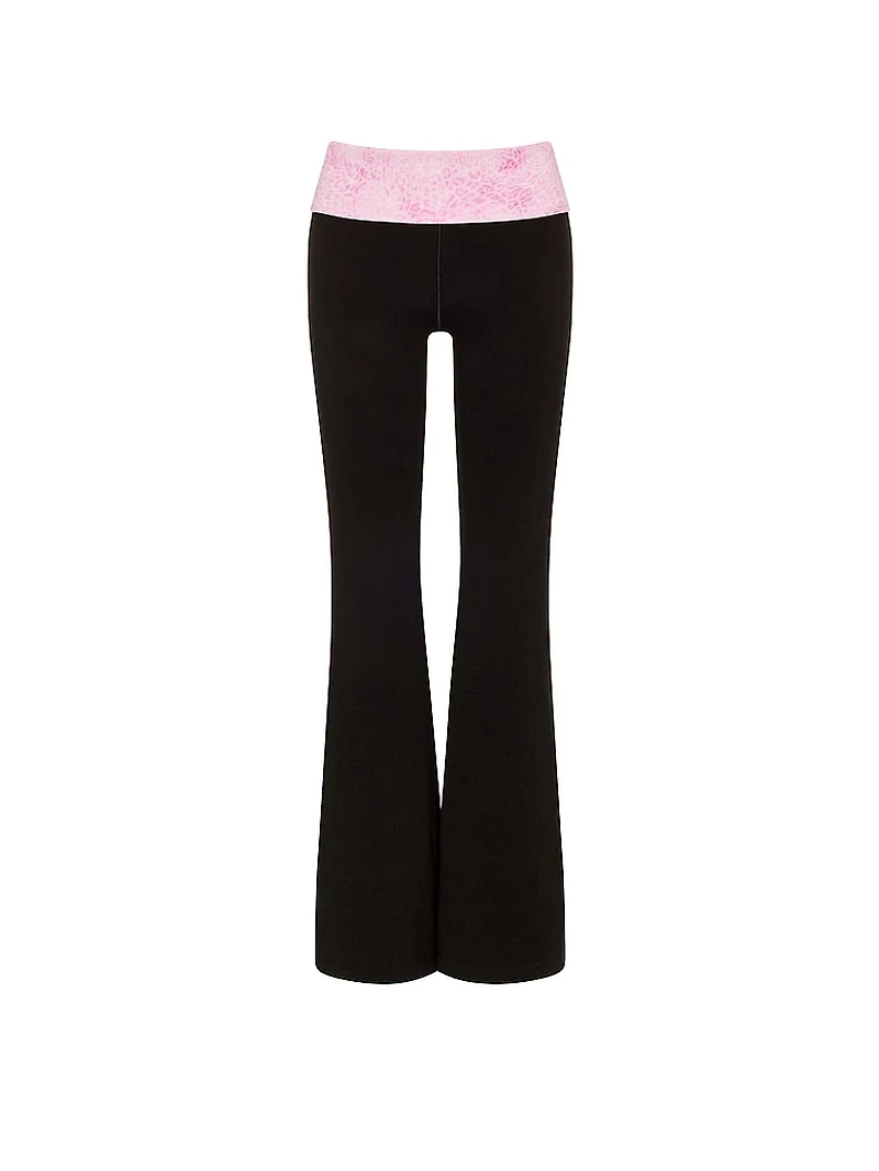 All-Day Cotton™ Foldover Super Flare Leggings