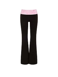 All-Day Cotton™ Foldover Super Flare Leggings
