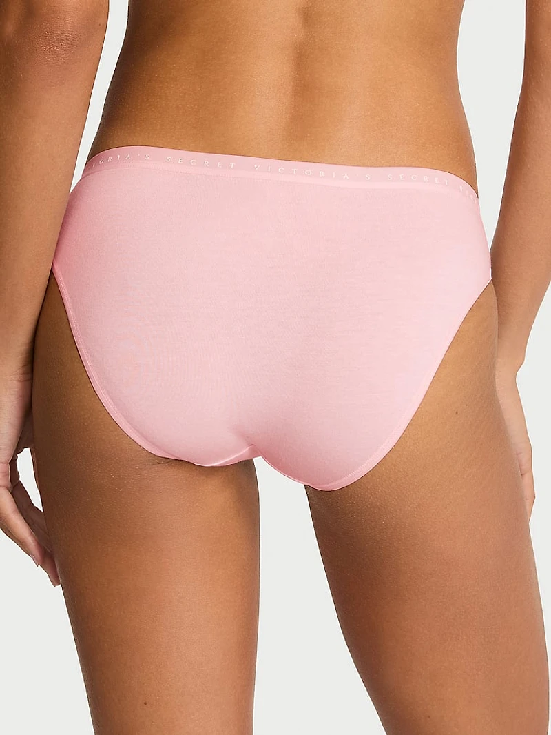 Stretch Cotton Rib Bikini Panty