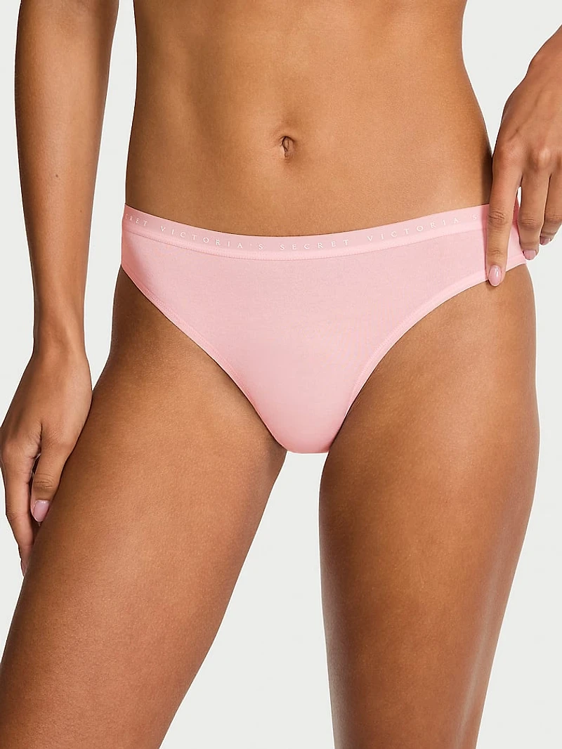 Stretch Cotton Rib Bikini Panty