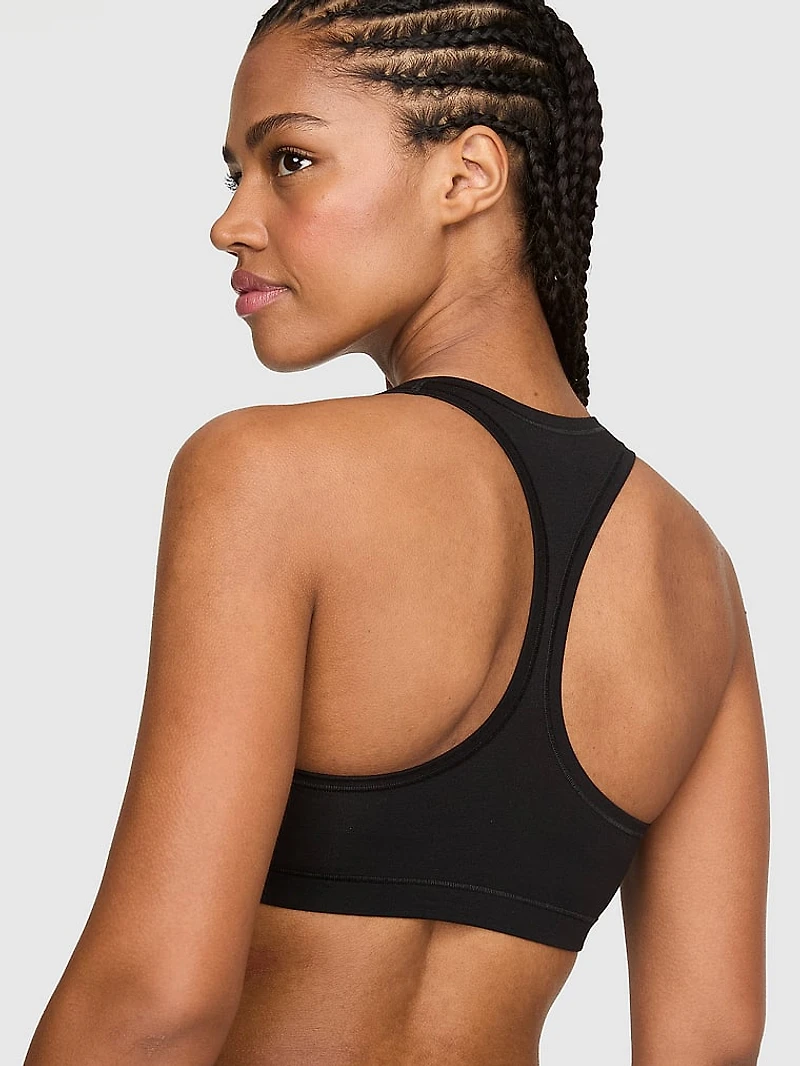 Cotton Dorm Unlined Racerback Bralette