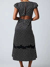 Clarke Polka Dot Midi Dress