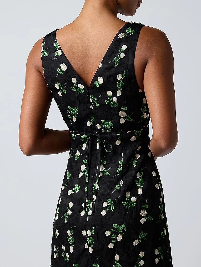 Jordan V-Front Mini Dress