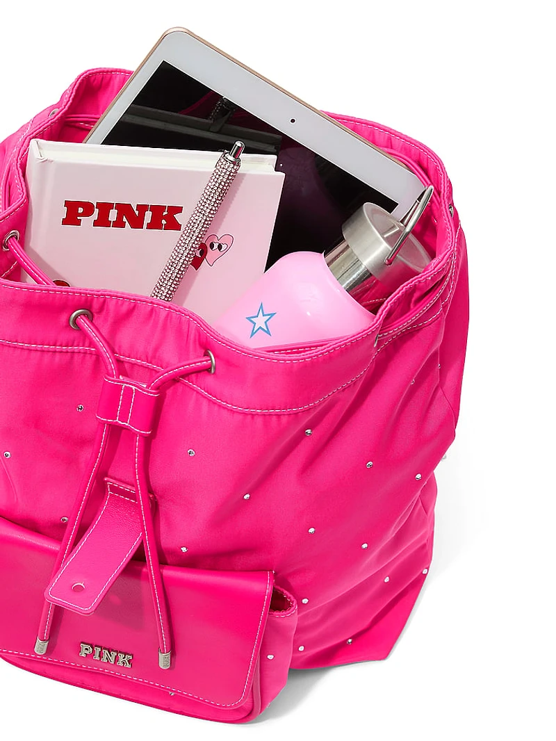 PINK | Elle Nylon Backpack