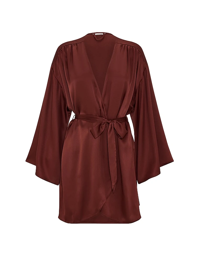 Satin Short Robe
