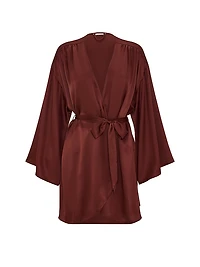 Satin Short Robe