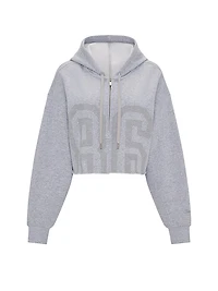 Campus Fleece™ Cropped Half-Zip Hoodie