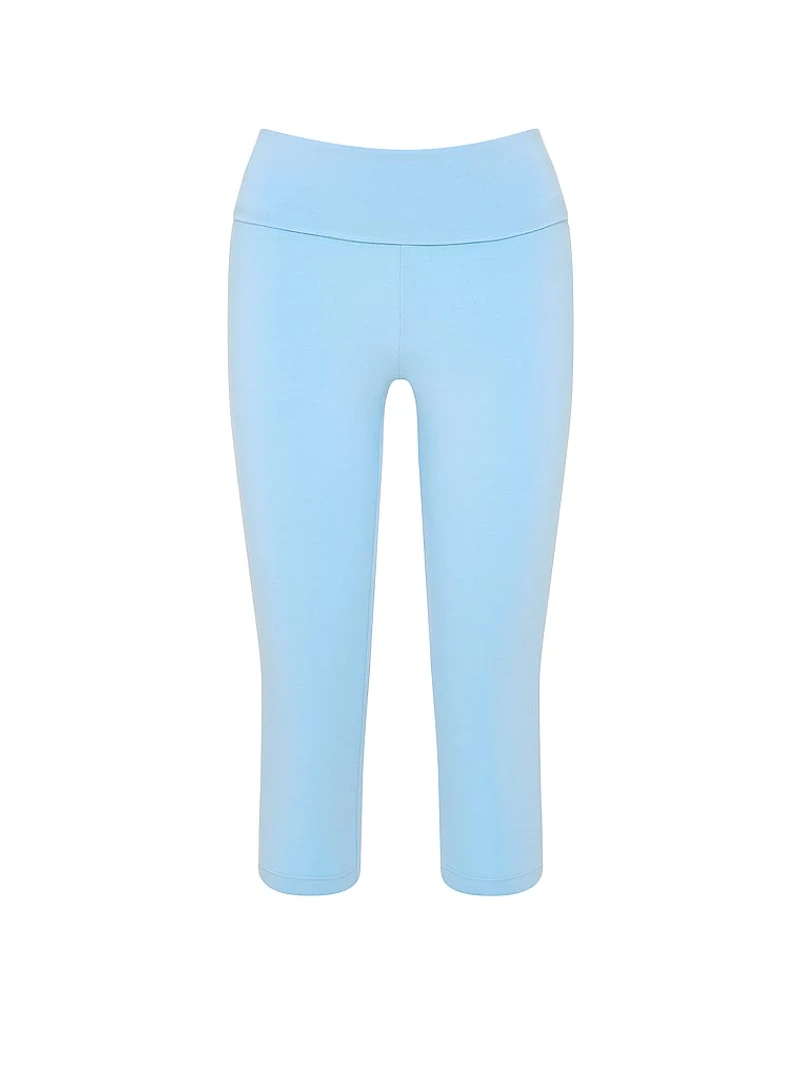 All-Day Cotton™ Keyhole Capri Leggings