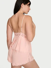 SoSoft™ Modal Lace-Trim Cami & Shorts Set