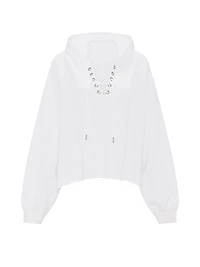 Campus Terry™ Lace-Up Tunic Hoodie