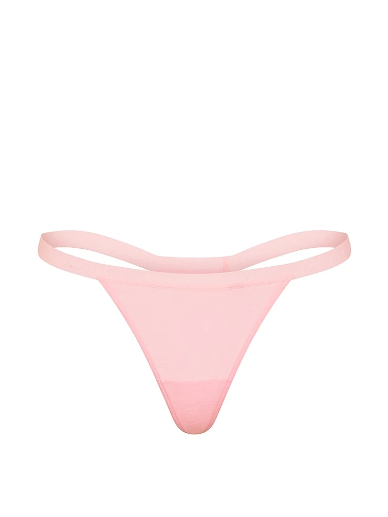Stretch Cotton V-String Panty
