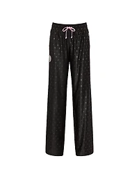 Satin Straight-Leg Pants