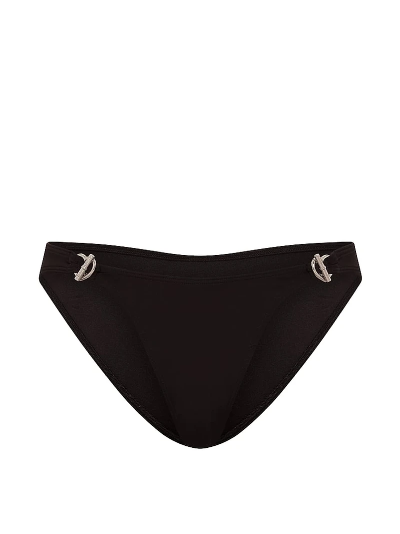 Toggle High-Leg Cheeky Bikini Bottom