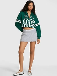 Campus Fleece™ Cropped Half-Zip Hoodie