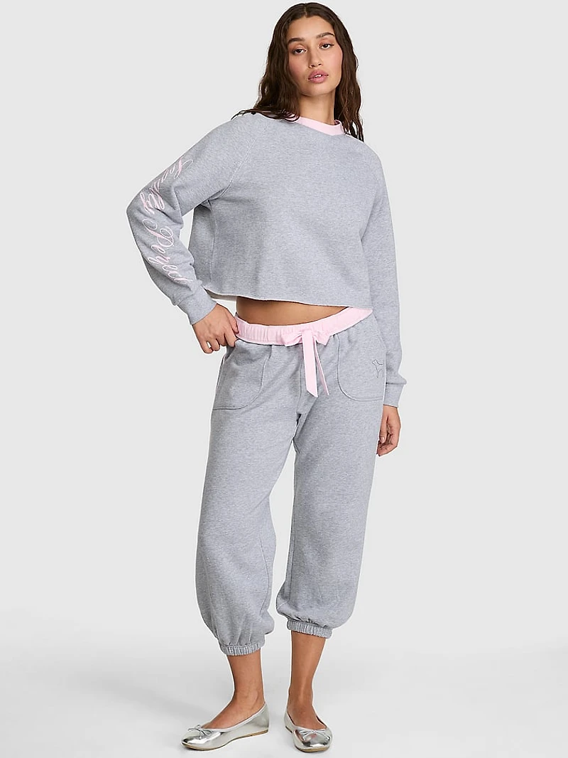 PINK | Elle Campus Fleece™ Capri Sweatpants