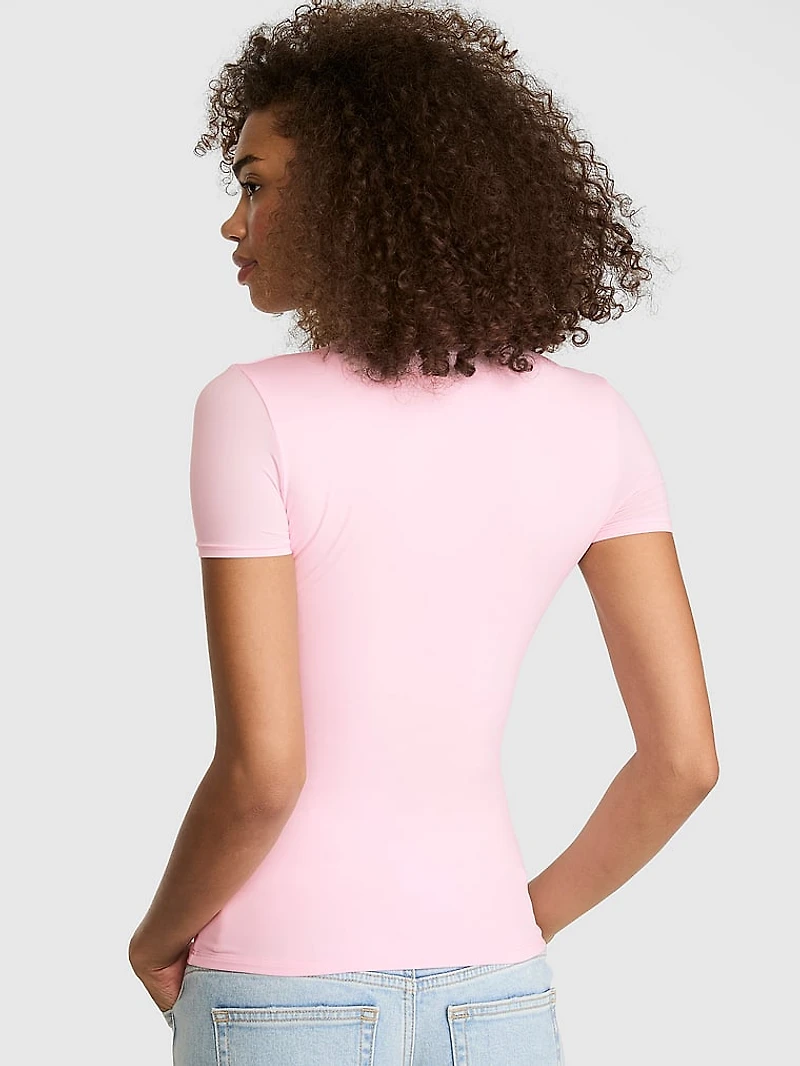 Base Heart Mesh Short-Sleeve Tee