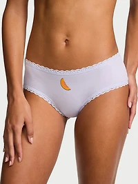 Cotton Lace-Waist Cheeky Panty