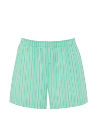 Cotton Boxy Boyfriend Pajama Shorts