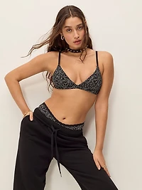 Cotton Unlined Triangle Bralette