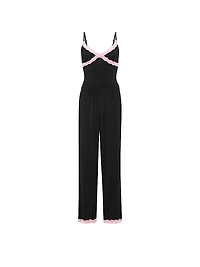 Modal Lace-Trim Cami & Pants Pajama Set