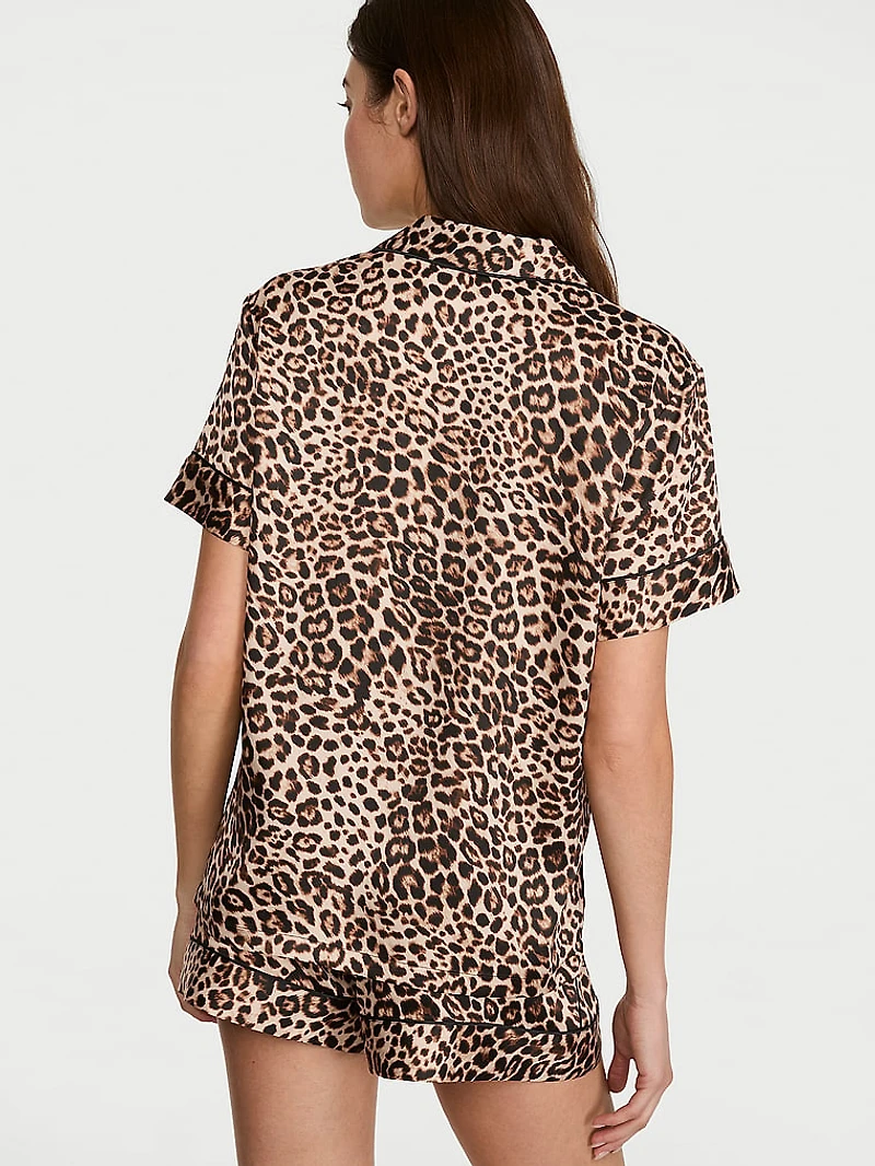 Signature Satin Short Pajama Set