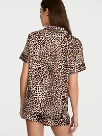 Signature Satin Short Pajama Set