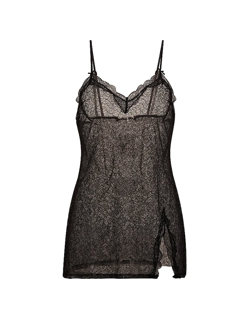 Tease Lace Mini Slip Dress