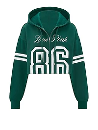 Campus Fleece™ Cropped Half-Zip Hoodie