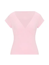 PINK Base Stretch™ Plunge Top
