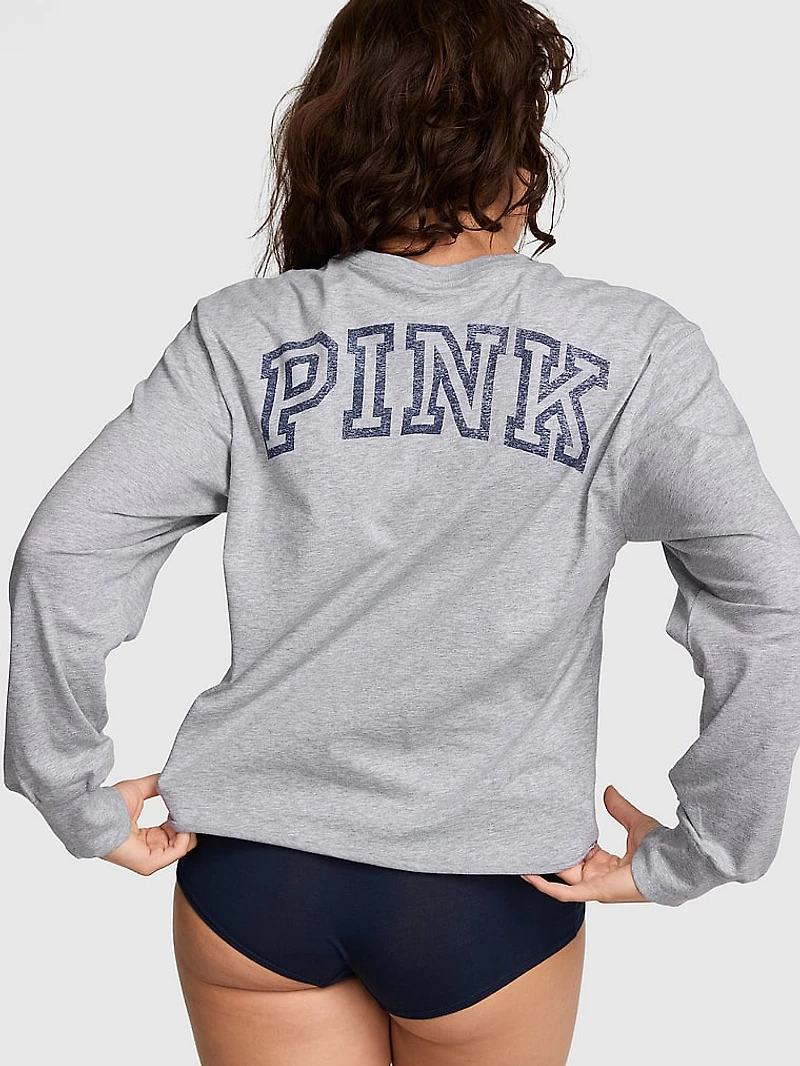 Campus Cotton™ Long-Sleeve Pocket Tee