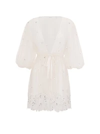 Atelier x Victoria's Secret Bridal Embellished Tulle Short Robe