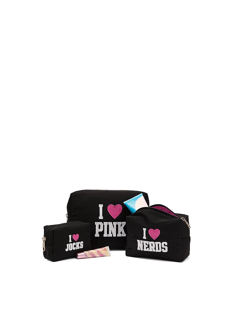 Makeup Bag Trio