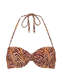Shimmer Balconette Bandeau Bikini Top