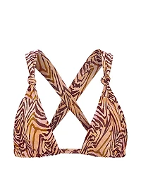 Shimmer Tiny Triangle Bikini Top