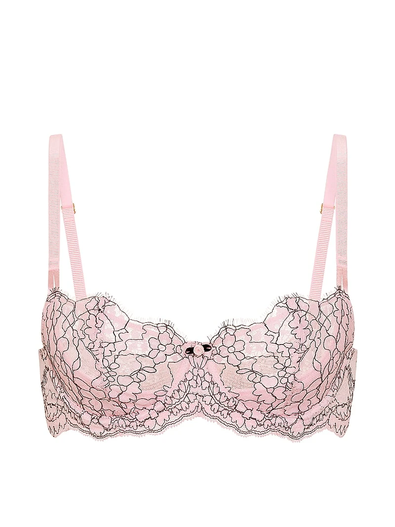 Wicked Unlined Lily Embroidery Balconette Bra