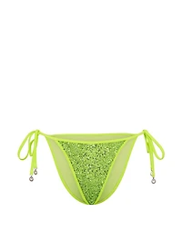 PINK | Elle Sequin Side-Tie Cheeky Bikini Bottom