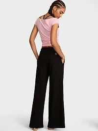 Off-Duty Terry Wide-Leg Sweatpant