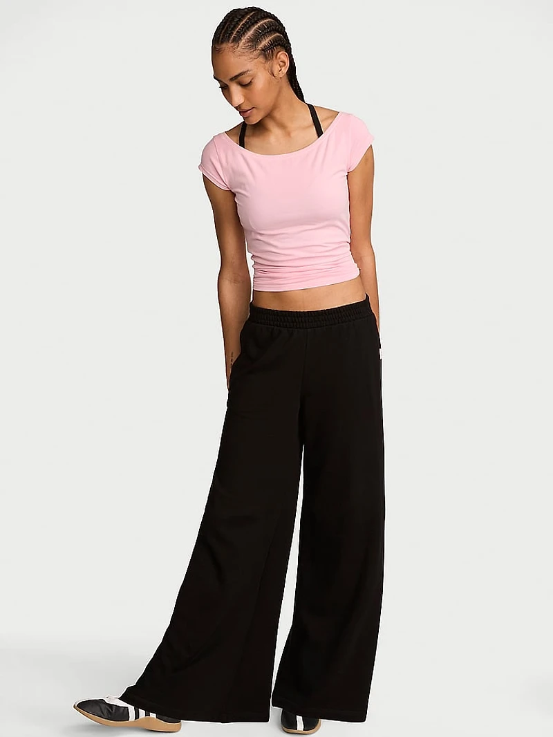 Off-Duty Terry Wide-Leg Sweatpant