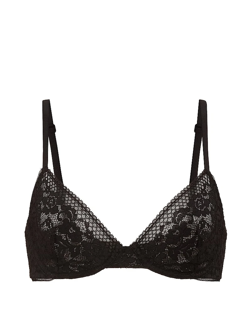 Invisible Lift Unlined Lace Demi Bra