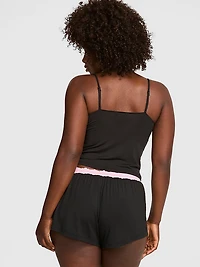 Pointelle Micro Pajama Shorts