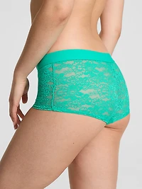 Logo Mesh Boyshort Panty