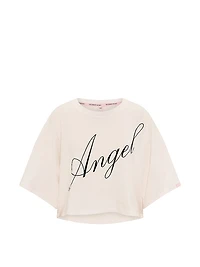 100% Cotton Oversized Crop Tee