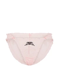 Lace-Trim Bikini Panty