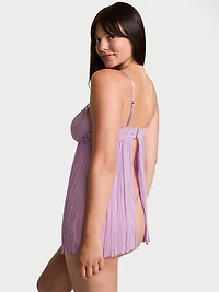 Dare to Dream Lace Pleated Babydoll Set