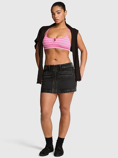 Denim by PINK Mini Jean Skirt