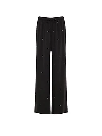 Silky Shine Wide-Leg Pant
