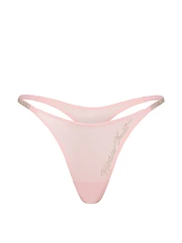 Shine Strap Dot Thong Panty