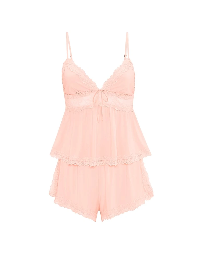 SoSoft™ Modal Lace-Trim Cami & Shorts Set