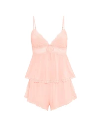 SoSoft™ Modal Lace-Trim Cami & Shorts Set